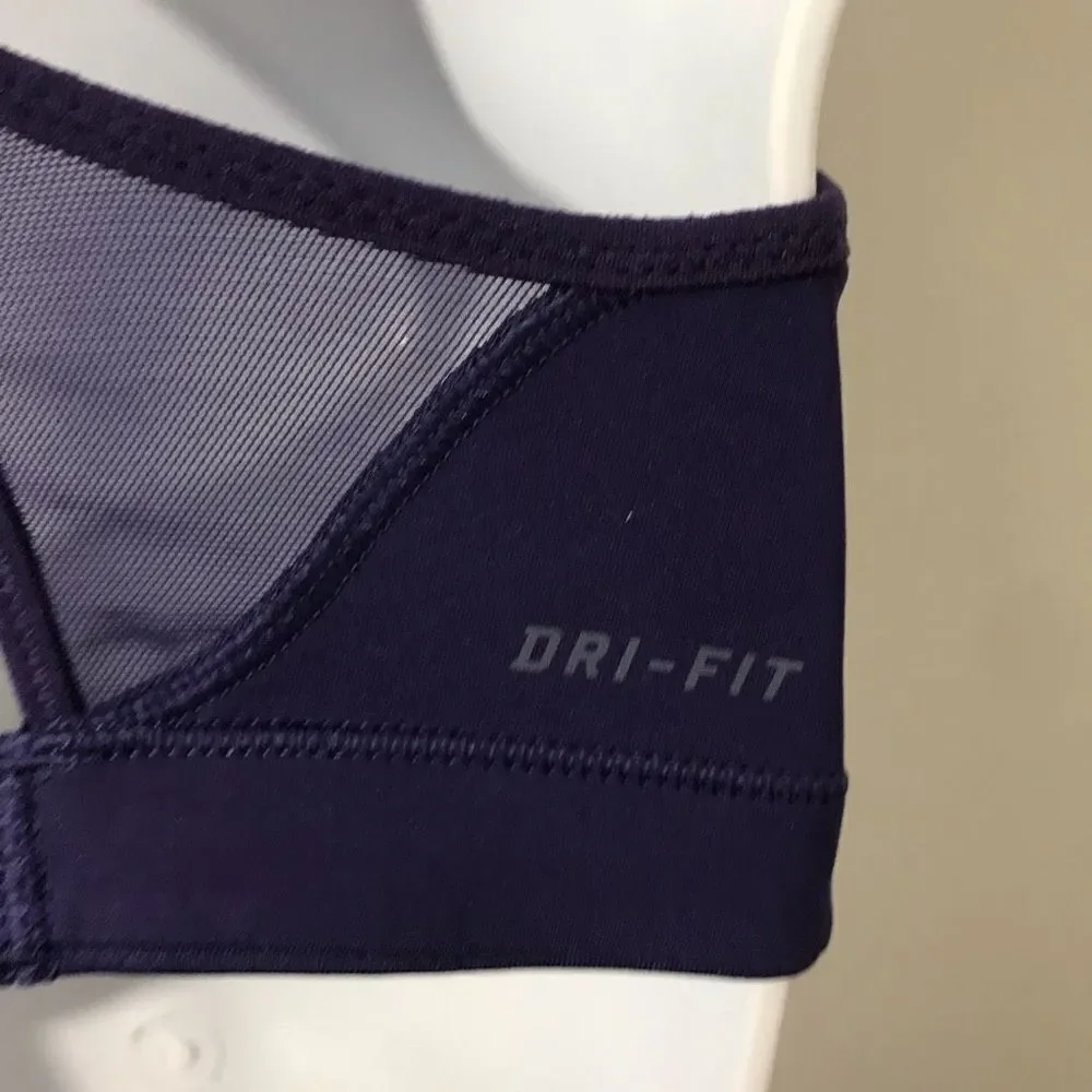 Nike purple sports bra size M.   A362